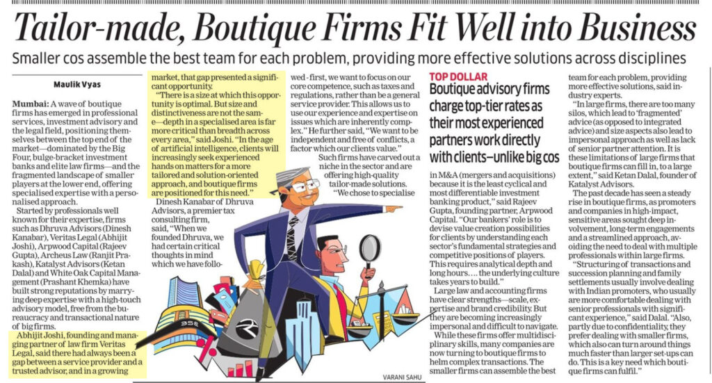 Tailor-made, Boutique Firms Fit Well into Business
